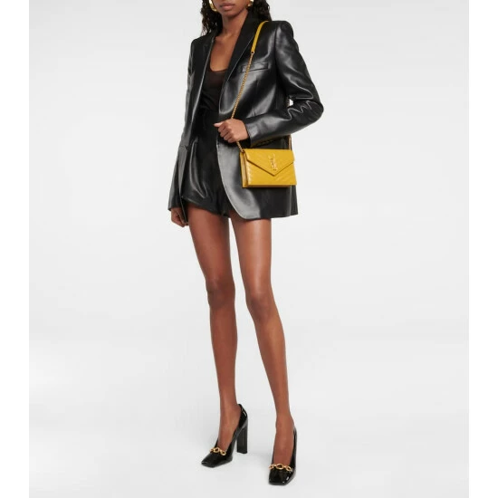 Wholesale โค๏ธ Saint Laurent Cassandre Leather Wallet On Chain ๐คฉ - Image 4