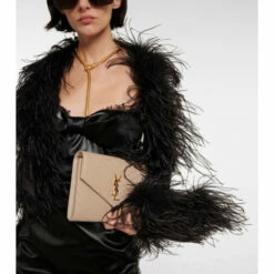 Deals 🥰 Saint Laurent Cassandre Small Matelassé Leather Clutch ⌛