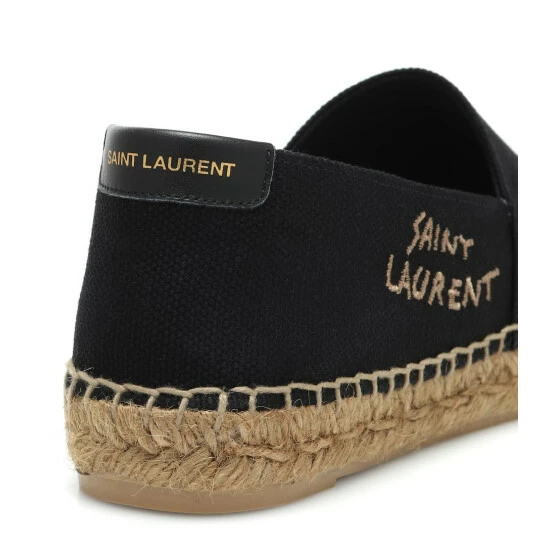 Cheapest ❤️ Saint Laurent Embroidered Canvas Espadrilles 🤩 - Image 5