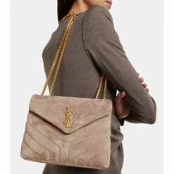 Cheap โค๏ธ Saint Laurent Loulou Small Suede Shoulder Bag ๐