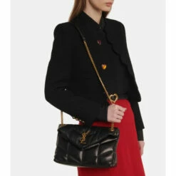 Top 10 😀 Saint Laurent Loulou Puffer Small Leather Shoulder Bag 😍