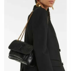 Outlet 🎁 Saint Laurent Niki Baby Leather Shoulder Bag ⌛