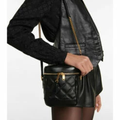 Cheapest 😀 Saint Laurent Vanity Leather Crossbody Bag 🧨