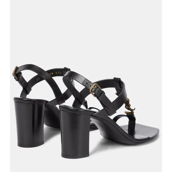 New 😉 Saint Laurent Cassandra 75 Leather 🩴 Sandals 😉 - Image 2