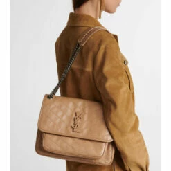 New 💯 Saint Laurent Niki Medium Leather Shoulder Bag 🔔