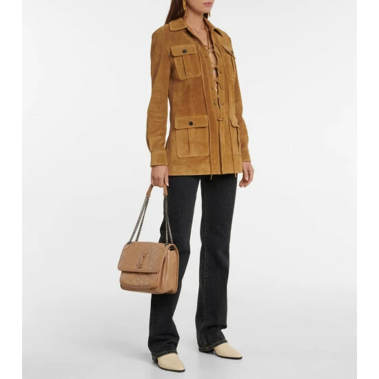 New 💯 Saint Laurent Niki Medium Leather Shoulder Bag 🔔 - Image 4