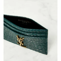 Best reviews of ⭐ Saint Laurent Cassandre Croc-effect Leather Card Holder ✨