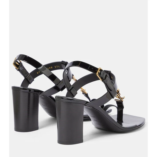 Hot Sale 🎉 Saint Laurent Cassandra 75 Patent Leather 🩴 Sandals 🛒 - Image 2