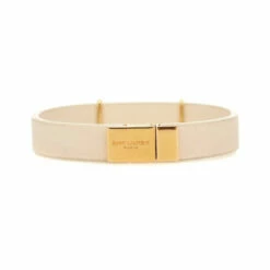 New 🧨 Saint Laurent Monogram Leather Bracelet 🎁