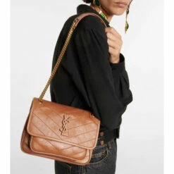 Top 10 🤩 Saint Laurent Niki Baby Small Leather Shoulder Bag ✔️