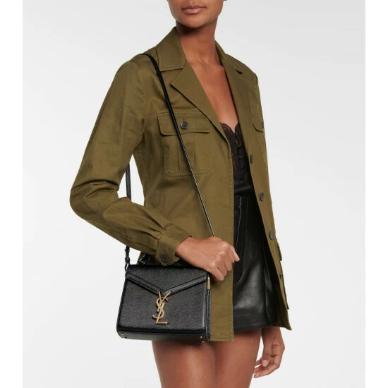 Best Pirce 🔔 Saint Laurent Cassandra Mini Leather Shoulder Bag 🎉