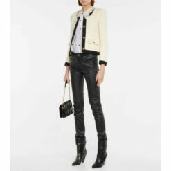 New 😍 Saint Laurent Niki Leather Ankle 🥾 Boots 🛒