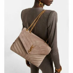 Brand new ⭐ Saint Laurent Loulou Medium Suede Shoulder Bag ⌛