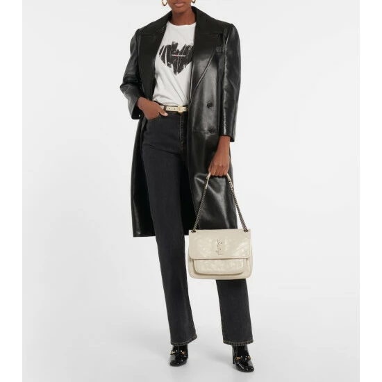 Coupon โ๏ธ Saint Laurent Niki Medium Leather Shoulder Bag โจ - Image 4