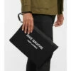 Cheap 🥰 Saint Laurent Rive Gauche Canvas Pouch ❤️