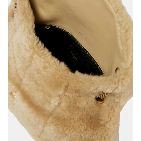 Hot Sale π― Saint Laurent Loulou Puffer Small Shearling Shoulder Bag π― - Image 2