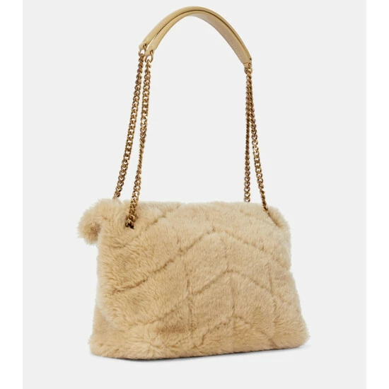 Hot Sale π― Saint Laurent Loulou Puffer Small Shearling Shoulder Bag π― - Image 3