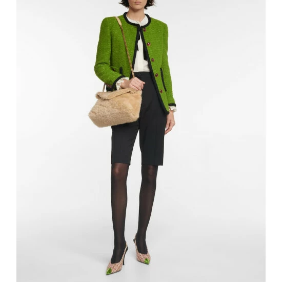 Hot Sale π― Saint Laurent Loulou Puffer Small Shearling Shoulder Bag π― - Image 4