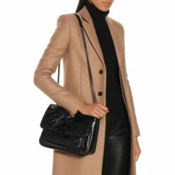 Promo 😉 Saint Laurent Medium Niki Leather Shoulder Bag 😀