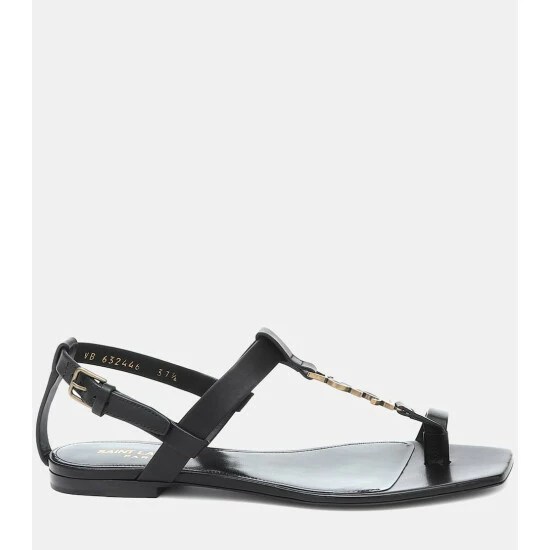 Hot Sale ✨ Saint Laurent Cassandra Leather 🩴 Sandals ⭐ - Image 4