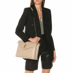 Best reviews of ❤️ Saint Laurent Loulou Medium Leather Shoulder Bag 👏