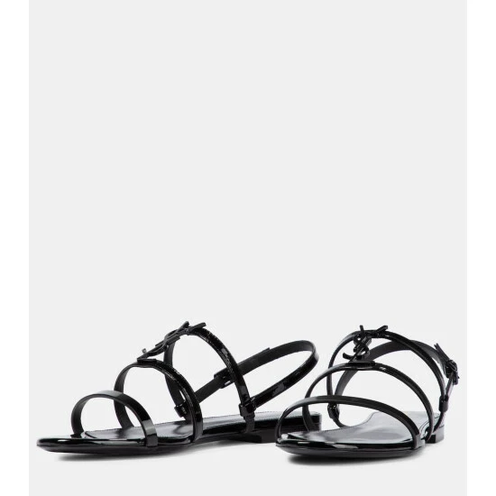Buy ✨ Saint Laurent Cassandra Patent Leather 🩴 Sandals 🤩 - Image 4