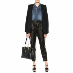 Hot Sale ✨ Saint Laurent Tribute 135 Patent Leather Platform 🩴 Sandals 😀