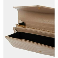 Coupon ⭐ Saint Laurent Monogram Large Leather Wallet 🎁