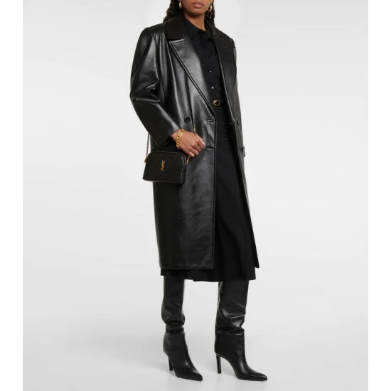 Promo ๐ฅฐ Saint Laurent Gaby Small Leather Clutch โญ - Image 4