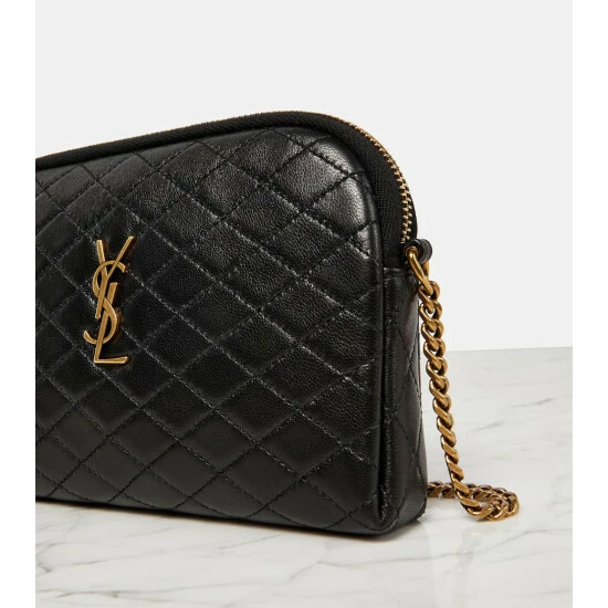 Promo ๐ฅฐ Saint Laurent Gaby Small Leather Clutch โญ - Image 5