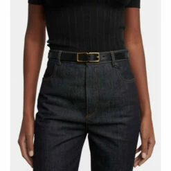 Budget 🔥 Saint Laurent Leather Belt ✨