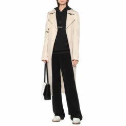 Outlet 🧨 Saint Laurent Logo Cotton Jersey Hoodie 🥰