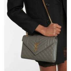 Best Sale 🤩 Saint Laurent Envelope Medium Leather Shoulder Bag ❤️