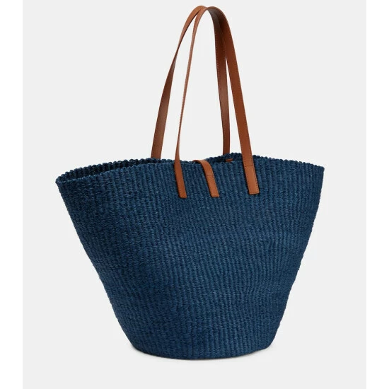 Best Pirce ๐ Saint Laurent Panier Souple Raffia Tote Bag โค๏ธ - Image 3