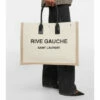 Hot Sale 😀 Saint Laurent Rive Gauche Canvas Tote 🌟