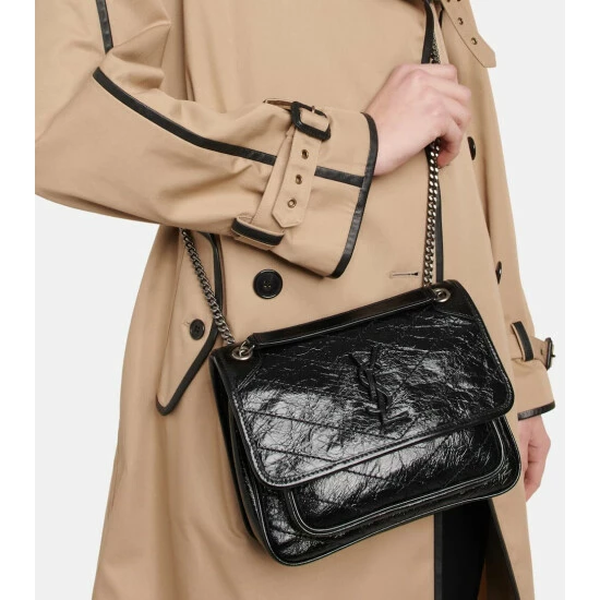 Deals โญ Saint Laurent Niki Baby Leather Shoulder Bag โ