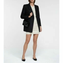 Wholesale 💯 Saint Laurent Anaïs Leather Slingback Ballet Flats 🔥