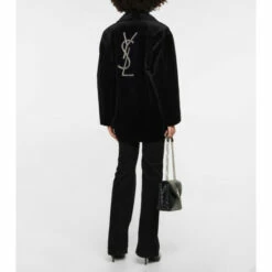 Flash Sale 🤩 Saint Laurent Double-breasted Velvet Jacket 🥰