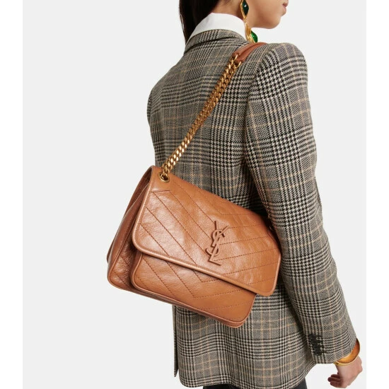 Best deal 𧨠Saint Laurent Niki Medium Leather Shoulder Bag π