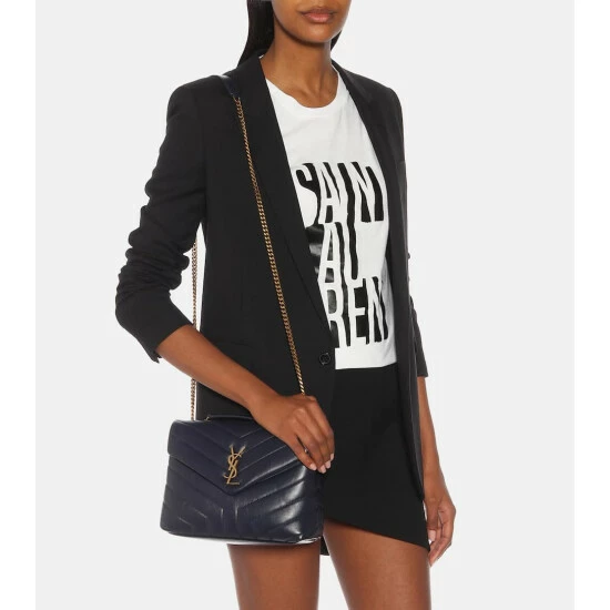 Cheap 😉 Saint Laurent Loulou Small Leather Shoulder Bag 👏