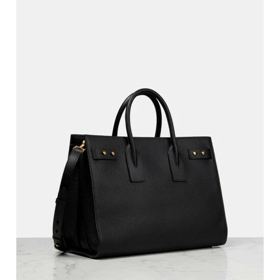 Discount ⌛ Saint Laurent Sac De Jour Medium Leather Tote Bag 🔔 - Image 3