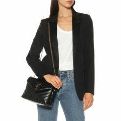 New 🧨 Saint Laurent Loulou Small Leather Shoulder Bag 🔥