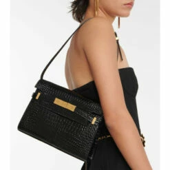 Cheap 🔔 Saint Laurent Manhattan Small Croc-effect Leather Tote 🎉