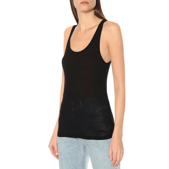 Outlet 🥰 Saint Laurent Jersey Tank Top 🌟 - Image 4