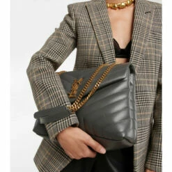 New ❤️ Saint Laurent Loulou Medium Leather Shoulder Bag 😍