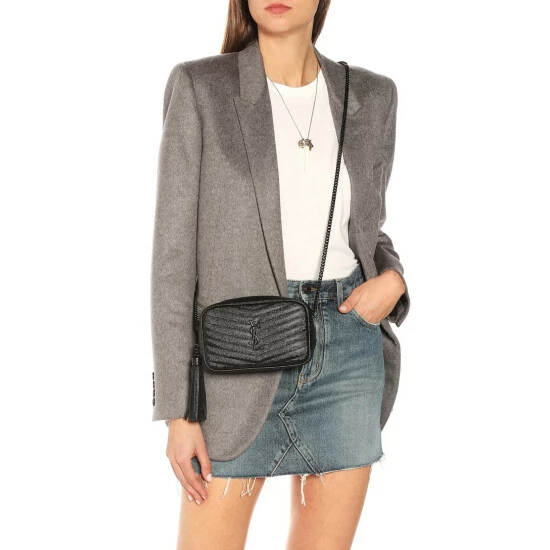 Budget ๐ Saint Laurent Lou Camera Leather Crossbody Bag ๐ฅฐ