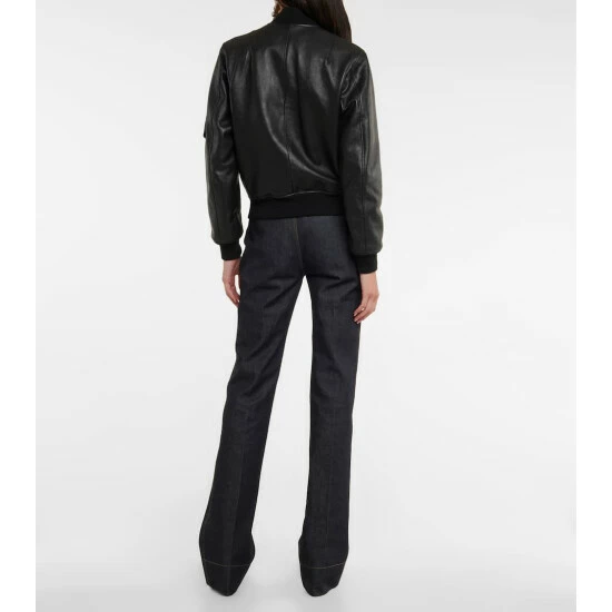 Cheap 😉 Saint Laurent Leather Jacket 🔔 - Image 2