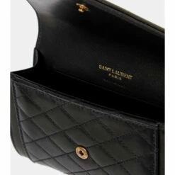 Best reviews of 💯 Saint Laurent Gaby Small Leather Wallet 🎉