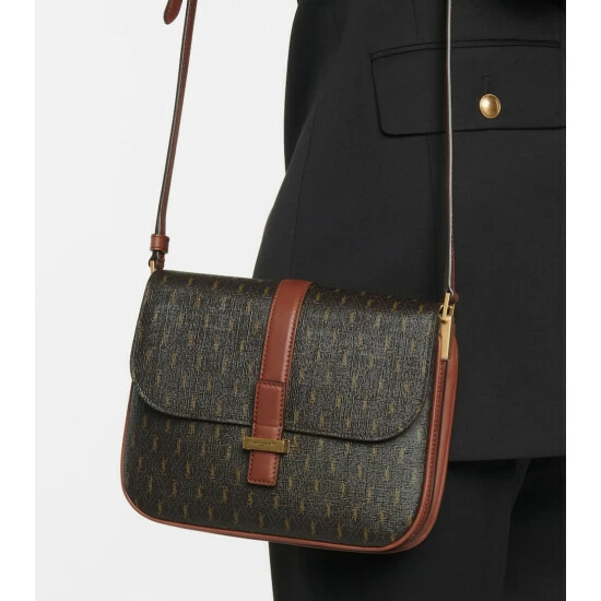 Cheapest ⌛ Saint Laurent Monogramme Small Leather And Canvas Crossbody Bag ✔️