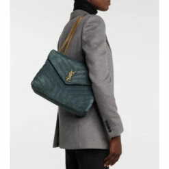 Hot Sale 🔔 Saint Laurent Loulou Medium Suede Shoulder Bag 🛒